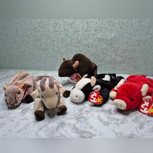 Beanie Baby Lot of 5 Farm Animal Friends